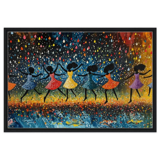 Black Girl Magic Canvas Print - Vibrant Kids Room Decor for Empowerment & Creativity - MoomZee Artwork -