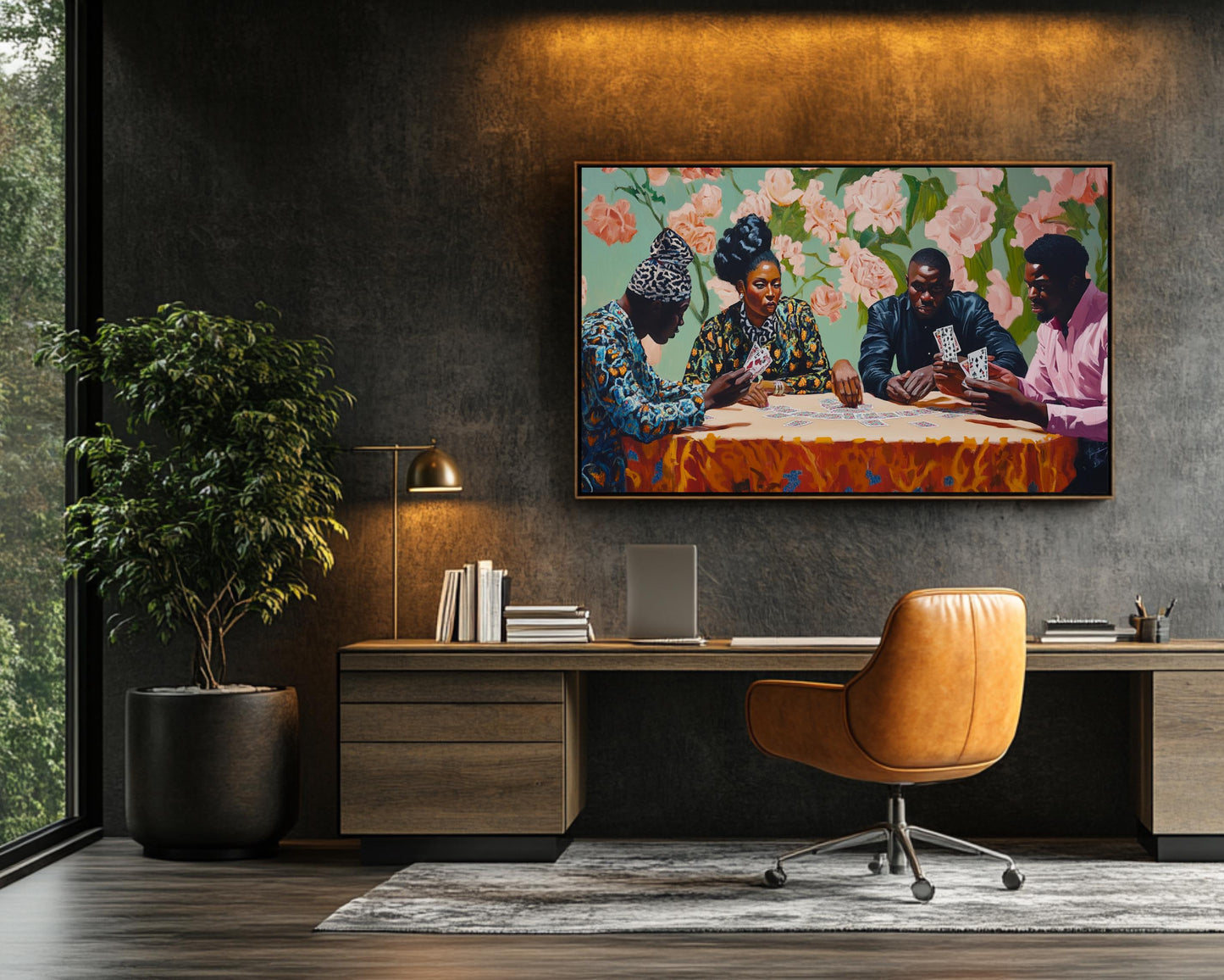 Black Professionals Canvas Print - African American Culture Wall Art for Living Room, Office, or Bedroom Decor - MoomZee Artwork -